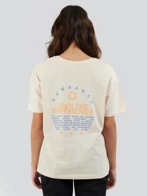Fundango Sunshine Surf-T női rövid ujjú póló homok színben 3