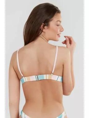 Fundango Moana Bralette Top női bikini felső multikolor színben 3
