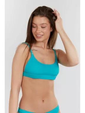 Fundango Moana Bralette Top női bikini felső zöld színben 1