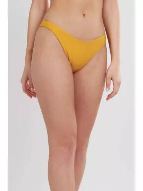 Fundango Madison High Cut Bottoms női bikini alsó narancssárga színben 1