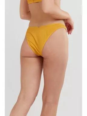 Fundango Madison High Cut Bottoms női bikini alsó narancssárga színben 3