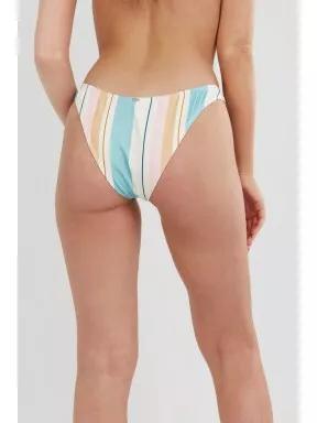 Fundango Madison High Cut Bottoms női bikini alsó fehér színben 3