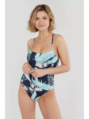 Fundango Lorida Classic Suit női fürdőruha sötétkék színben 1