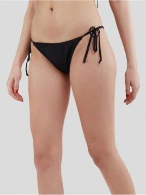 Fundango Innisfil Tie-side Bottoms női bikini alsó fekete színben 1
