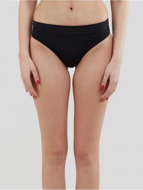 Fundango Sahara Mid Waist Full Bottoms női bikini alsó fekete színben 1