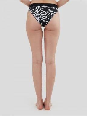 Fundango Sahara Mid Waist Full Bottoms női bikini alsó fekete színben 3