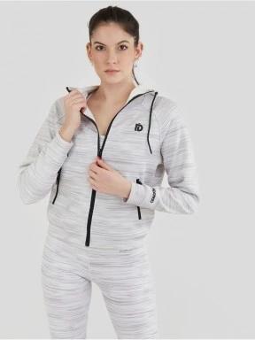 Fundango Draug Sweatshirt női kapucnis pulóver fehér színben 1