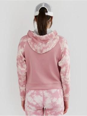 Fundango Draug Sweatshirt női kapucnis pulóver rózsaszín színben 3