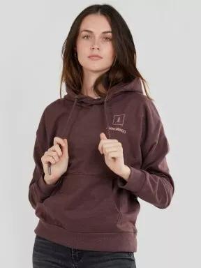 Fundango Haley Hooded Sweatshirt női kapucnis pulóver lila színben 1