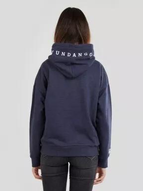 Fundango Haley Hooded Sweatshirt női kapucnis pulóver kék színben 3