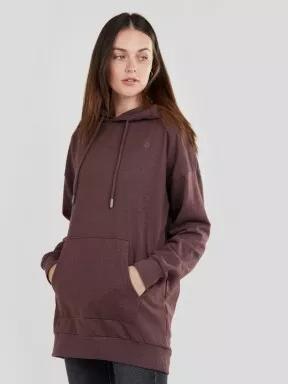 Fundango Ginger Hooded Sweatshirt női kapucnis pulóver lila színben 1