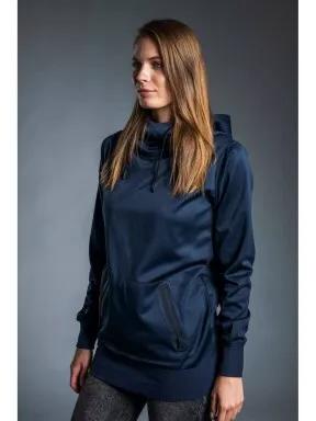 Fundango WILDCAT Sweatshirt női kapucnis pulóver sötétkék színben 1