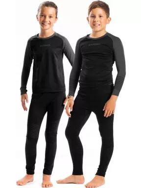 Fundango SEAMLESS JR Baselayer Set aláöltöző szett fekete színben 1