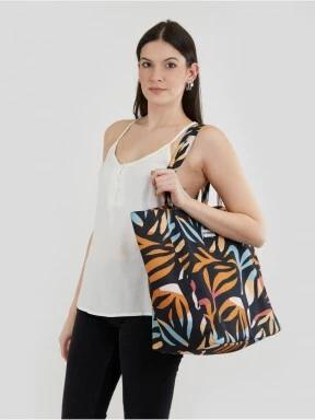 Fundango Almaraz Beach Bag női strandtáska narancssárga színben 3