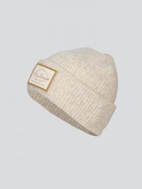Fundango Grace Beanie női kötött sapka homok színben 1