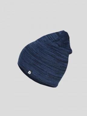 Fundango Asher Beanie férfi kötött sapka kék színben 1