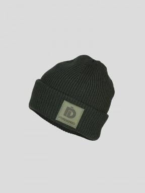 Fundango Elion Beanie kötött sapka oliva színben 1