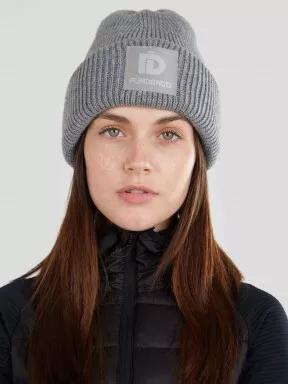 Fundango Elion Beanie kötött sapka szürke színben 3
