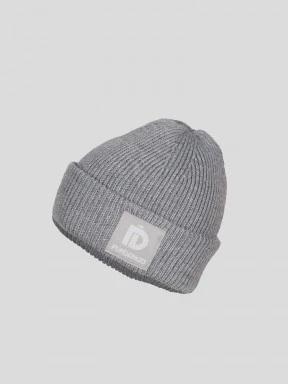 Fundango Elion Beanie kötött sapka szürke színben 1