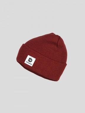 Fundango Nahu Beanie kötött sapka barna színben 1