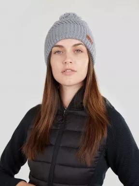 Fundango Renna Beanie női kötött sapka szürke színben 3