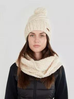 Fundango GLEN Beanie női kötött sapka fehér színben 3