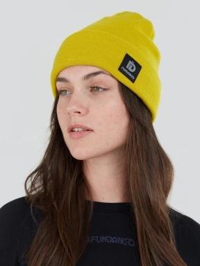 Fundango Nahu Beanie sapka sárga színben 3