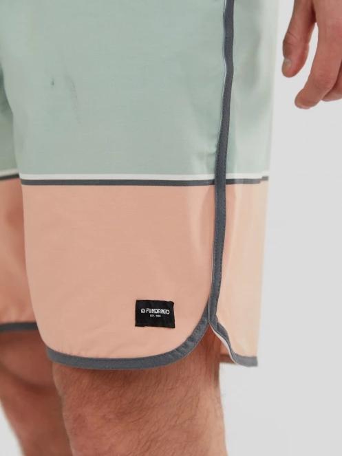 Fundango Neal Boardshort férfi boardshort rózsaszín színben 5