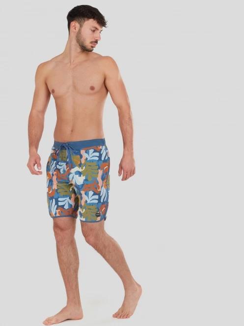 Fundango Neal Boardshorts férfi boardshort sötétkék színben 4