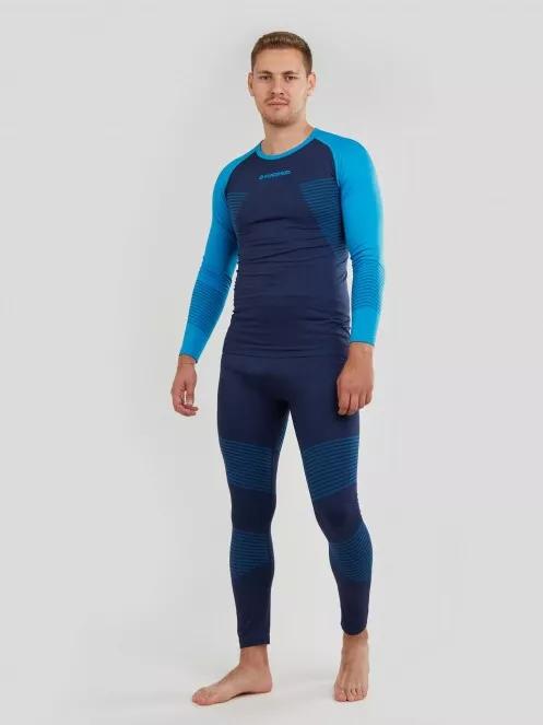 Fundango Seamless Baselayer Set férfi aláöltöző szett kék színben 2