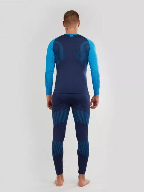 Fundango Seamless Baselayer Set férfi aláöltöző szett kék színben 3