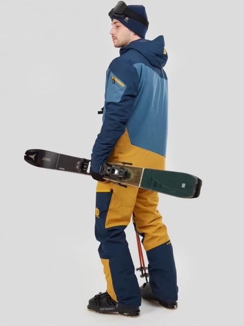 Fundango Teak Pants férfi sínadrág barna színben 4