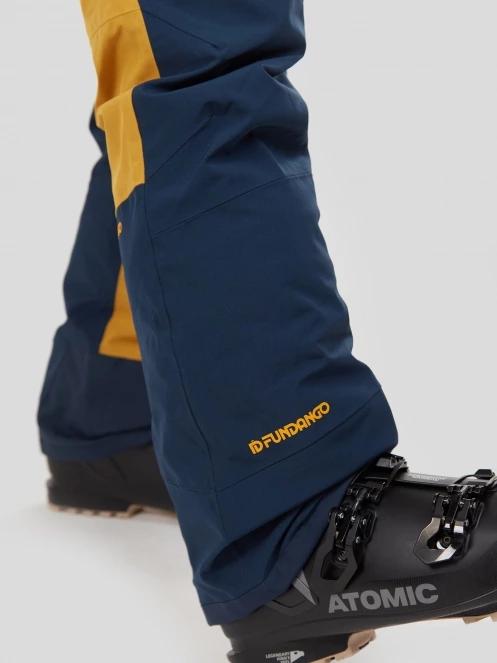 Fundango Teak Pants férfi sínadrág barna színben 8
