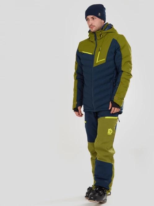 Fundango Teak Pants férfi sínadrág oliva színben 4