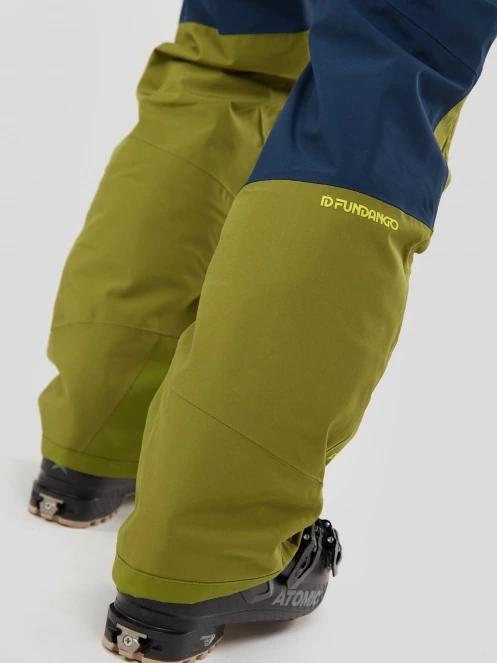 Fundango Teak Pants férfi sínadrág oliva színben 7