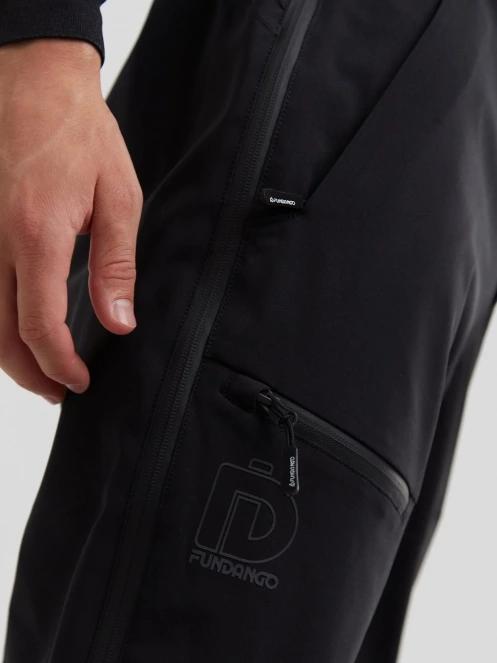 Fundango Mugo Fullzip Pants férfi sínadrág fekete színben 10