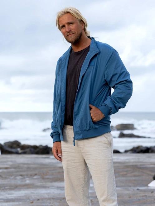 Fundango Harrington Casual Jacket férfi átmeneti kabát világoskék színben 12
