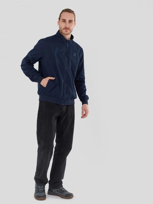 Fundango Harrington Casual Jacket férfi átmeneti kabát sötétkék színben 4