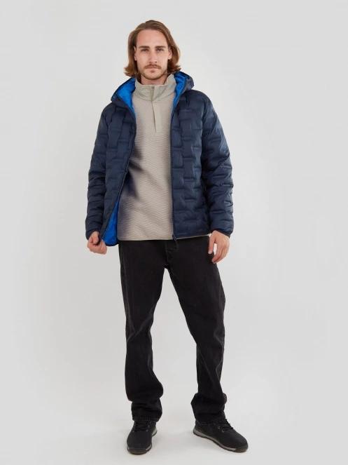Fundango Smoke Hooded Jacket utcai kabát kék színben 5