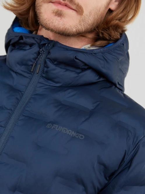 Fundango Smoke Hooded Jacket utcai kabát kék színben 6