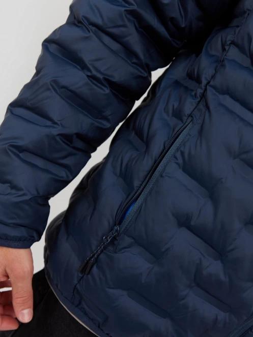 Fundango Smoke Hooded Jacket utcai kabát kék színben 7