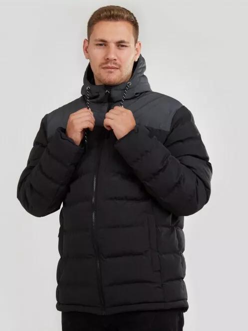 Fundango Passat Padded Jacket férfi utcai kabát szürke színben 4
