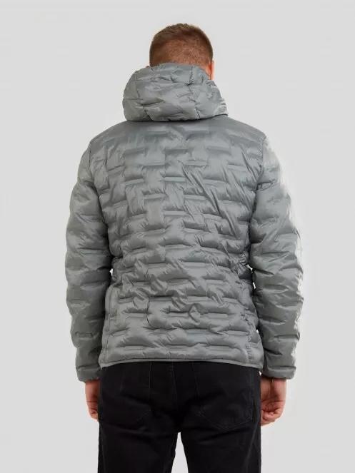 Fundango Smoke Hooded Jacket férfi utcai kabát szürke színben 3