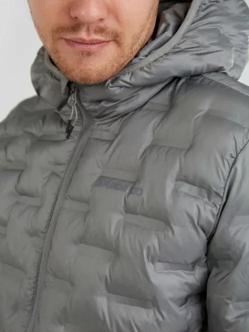 Fundango Smoke Hooded Jacket férfi utcai kabát szürke színben 5