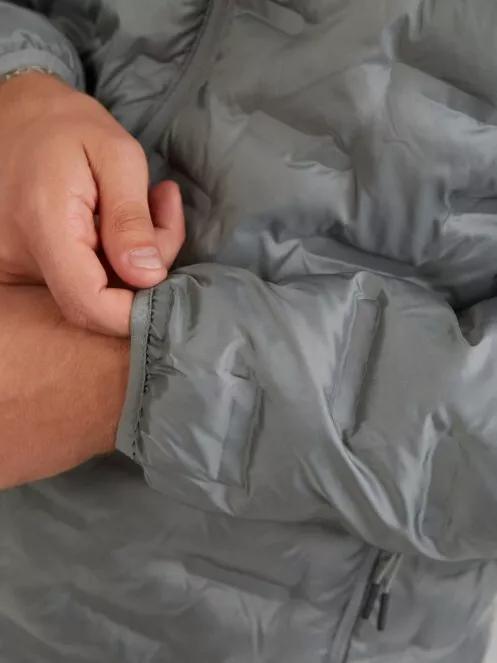 Fundango Smoke Hooded Jacket férfi utcai kabát szürke színben 6