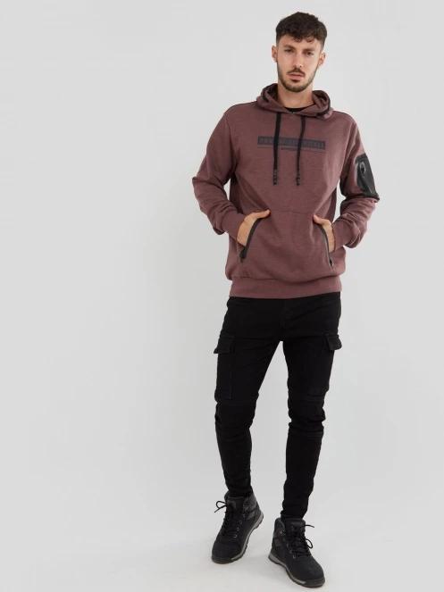 Fundango Force Tech Pullover férfi pulóver lila színben 4