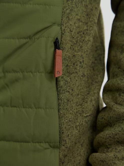 Fundango Obsidian Hybrid Jacket férfi utcai kabát oliva színben 5