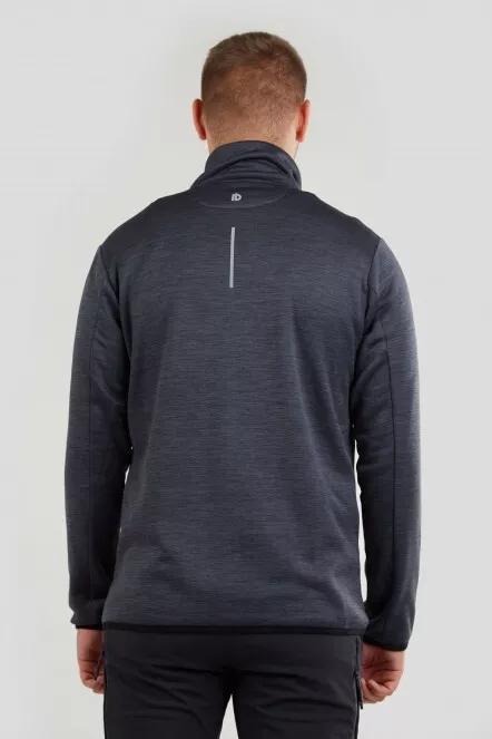 Fundango Jefferson Fleece Jacket férfi polár pulóver fekete színben 3