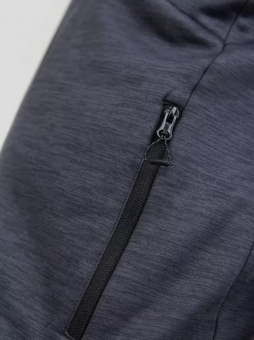 Fundango Jefferson Fleece Jacket férfi polár pulóver fekete színben 5