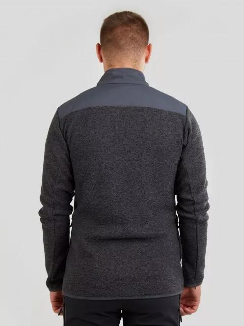 Fundango FLAME Hybrid jacket férfi polár pulóver szürke színben 3